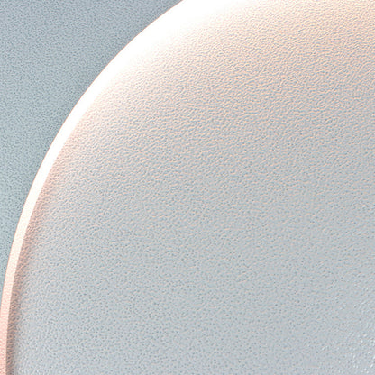 Elif - Modern LED Vägglampa Fyrkant Måne Inomhus, Vit, Metall