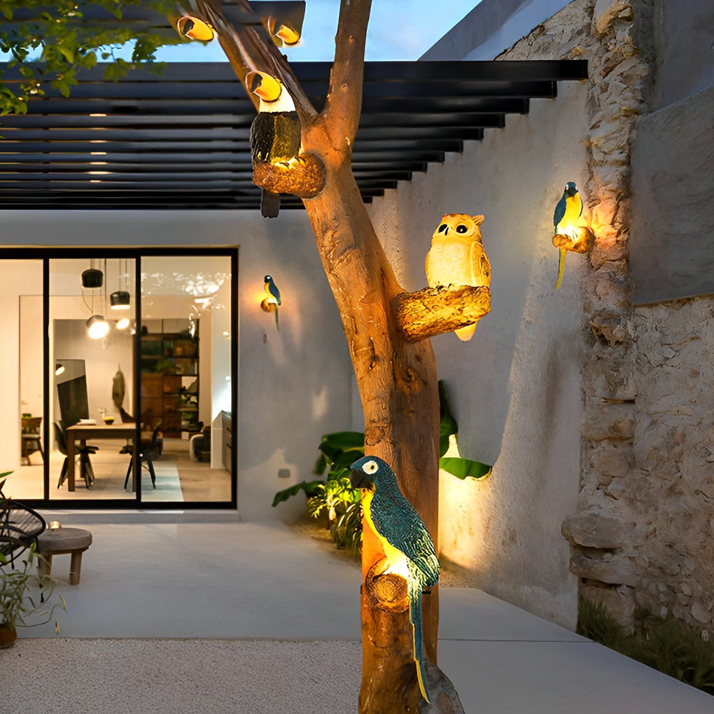 Djur Solarleuchte – Vattentät LED-utomhusbelysning i djurform för trädgård &amp; terrass