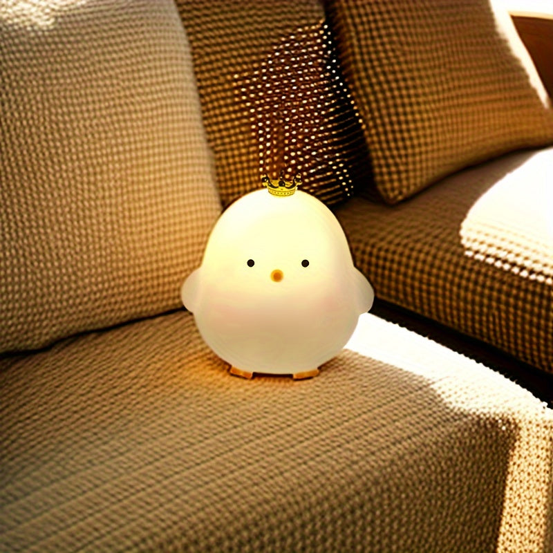 CharmingChicken - Mjuk Nattlampa med Batteri