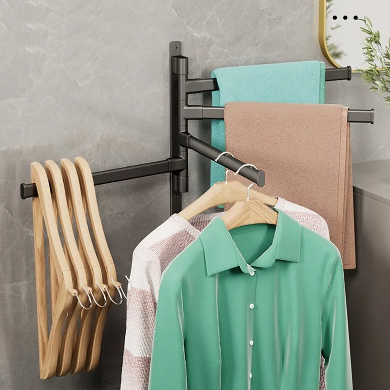 Carvallo - Multifunktionell roterande förvaringsstång för badrum