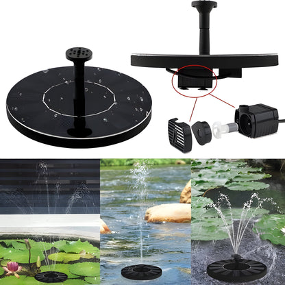 AquaBliss Rise - Solarspringbrunn för Utomhus