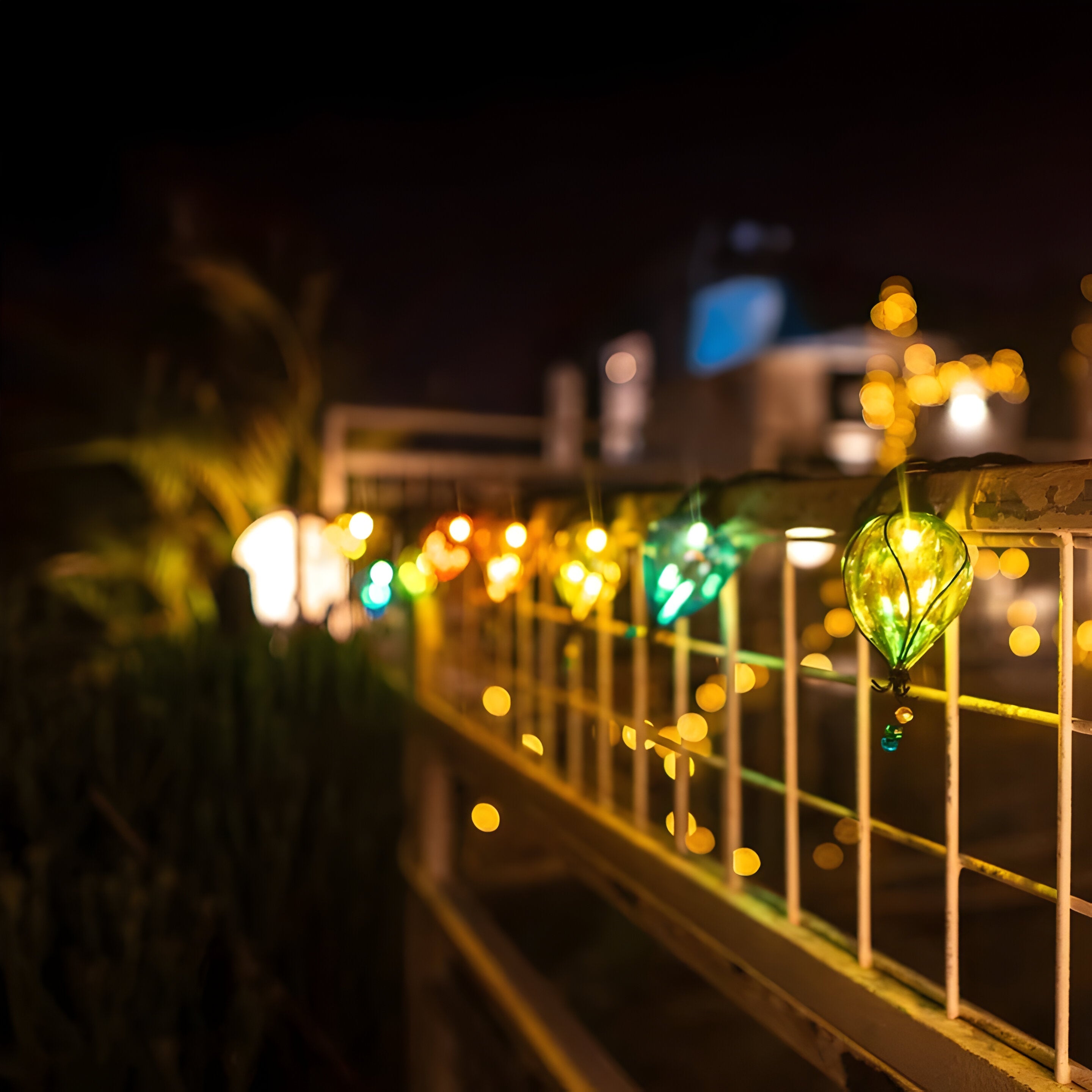 FeierFlare - Flerfärgad Hängande Ljussträng