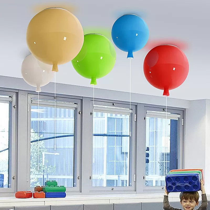 Ballong Plafondlampa Modern Stil Akryl Lampa för Hall