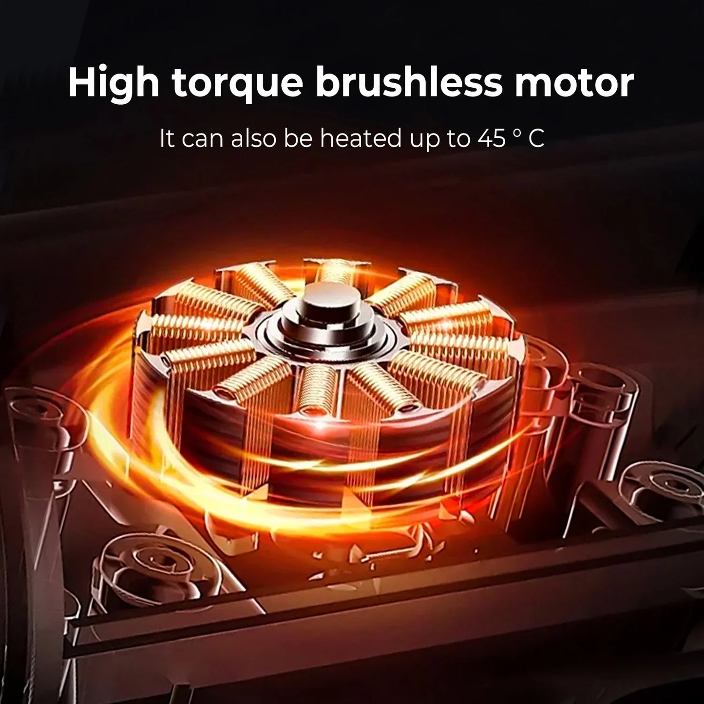 Royaleva Professionell Sladdlös Handhållen Vibration Massageapparat med Värme – USB-uppladdningsbar för Nacke, Rygg, Huvud och Ansikte