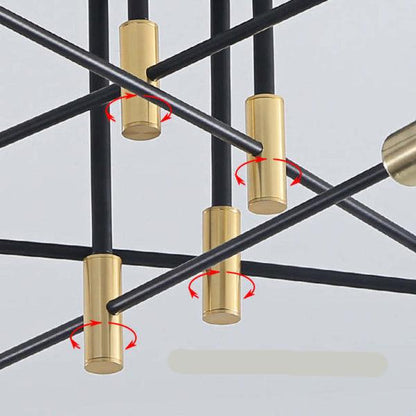 OrbitAura - Elegant taklampa med modern charm och effektfull belysning