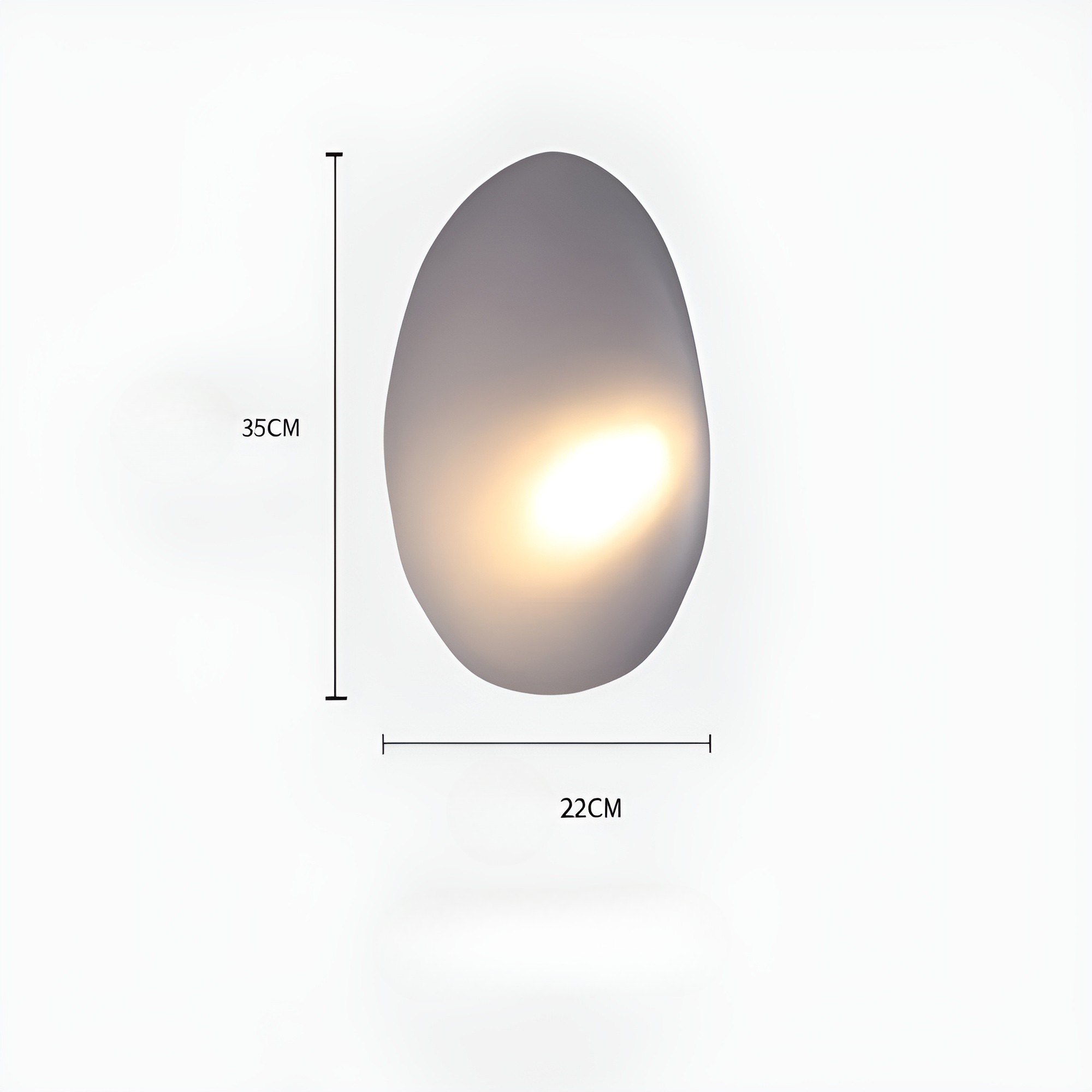LED Vägglampa i Kieselstein Design – Dekorativ nordisk design för vardagsrum och hall
