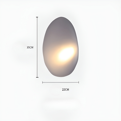 LED Vägglampa i Kieselstein Design – Dekorativ nordisk design för vardagsrum och hall