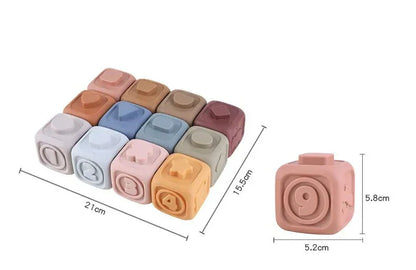 Baby Sensoriska Stapelblock