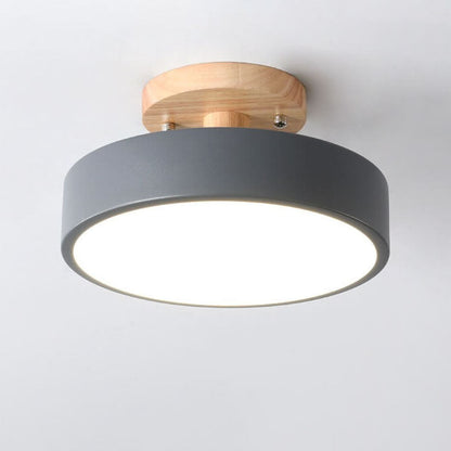Skandinavisk Stil Rund LED Semi-Inbyggd Taklampa