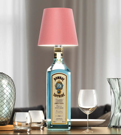 GlowCarafe – Konstnärlig flaskbordslampa