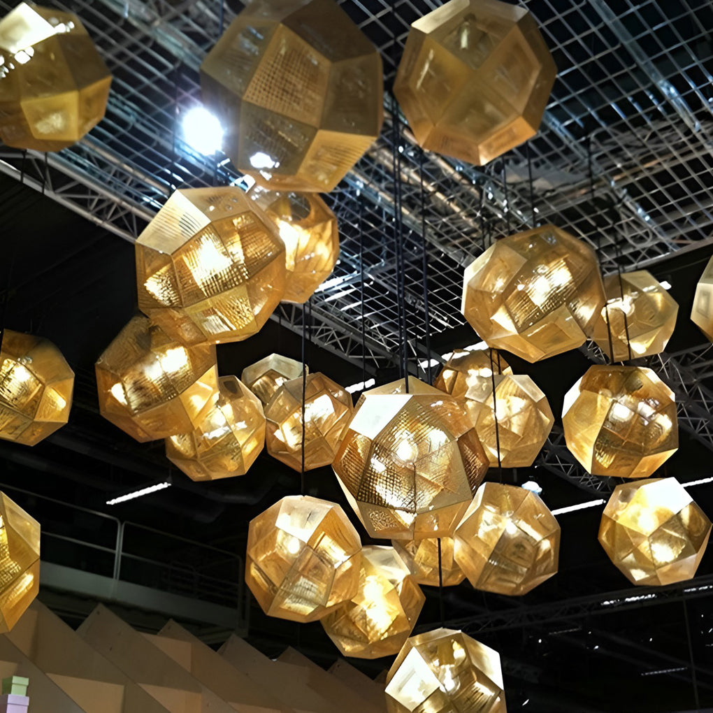 ModernSphere - Postmodern Geometrisk Rund Taklampa Chandelier