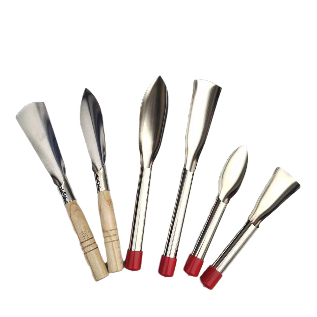 Rostfritt stål ogräsplockare och gräva verktyg – Trädgårdsverktyg med trähandtag