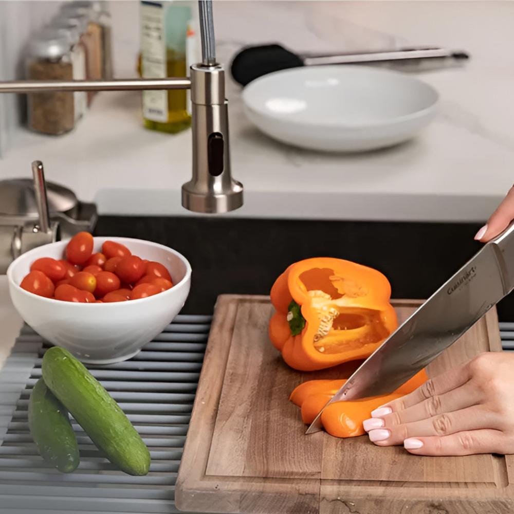 Racks for drying dishes in stainless steel