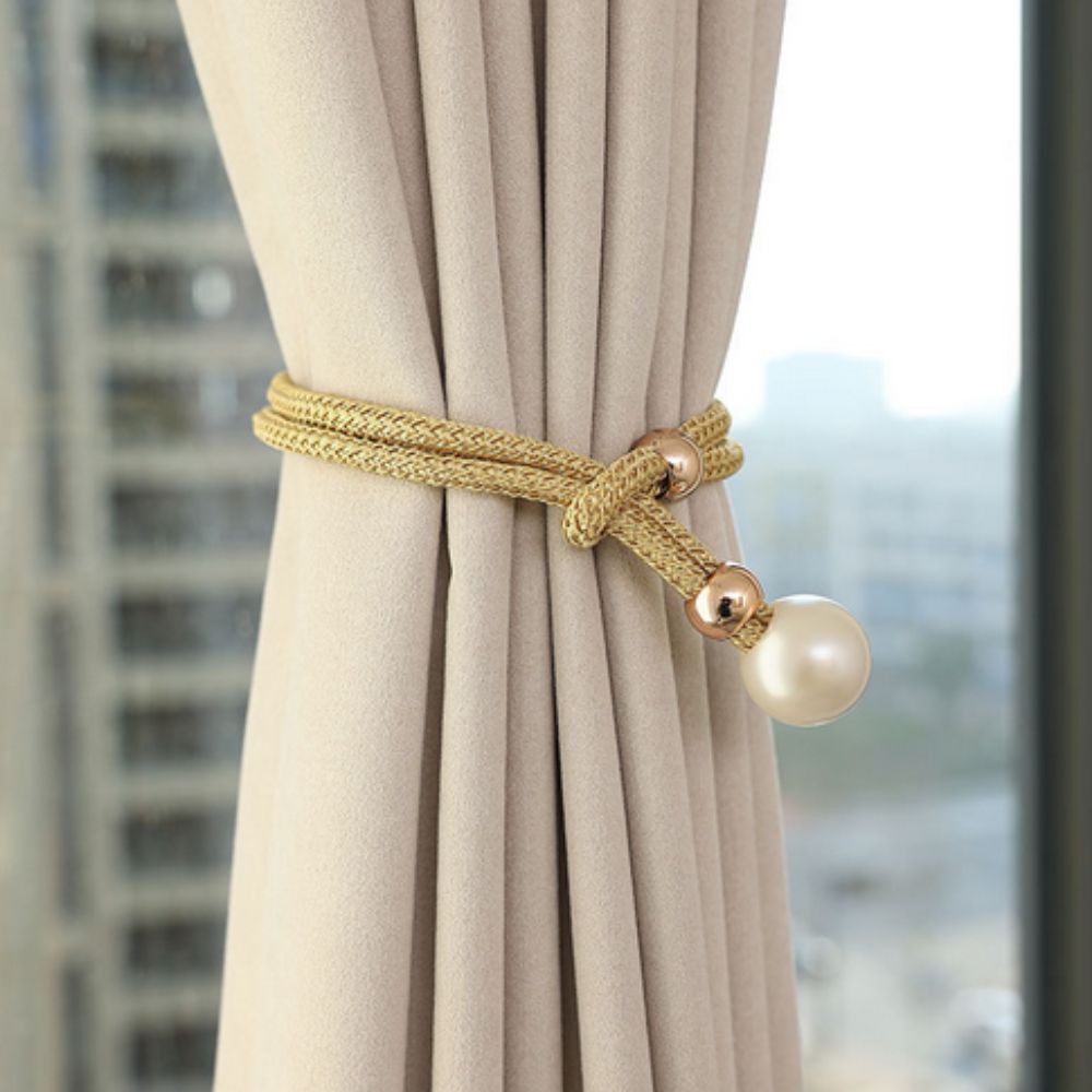 Lustrous Pearl Gardinband | 2 Delar Set