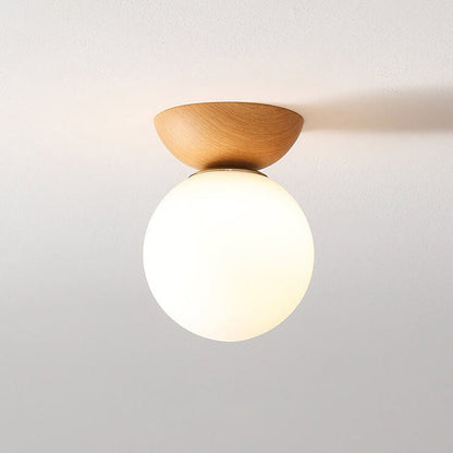 Plafondlampa i japansk designstil