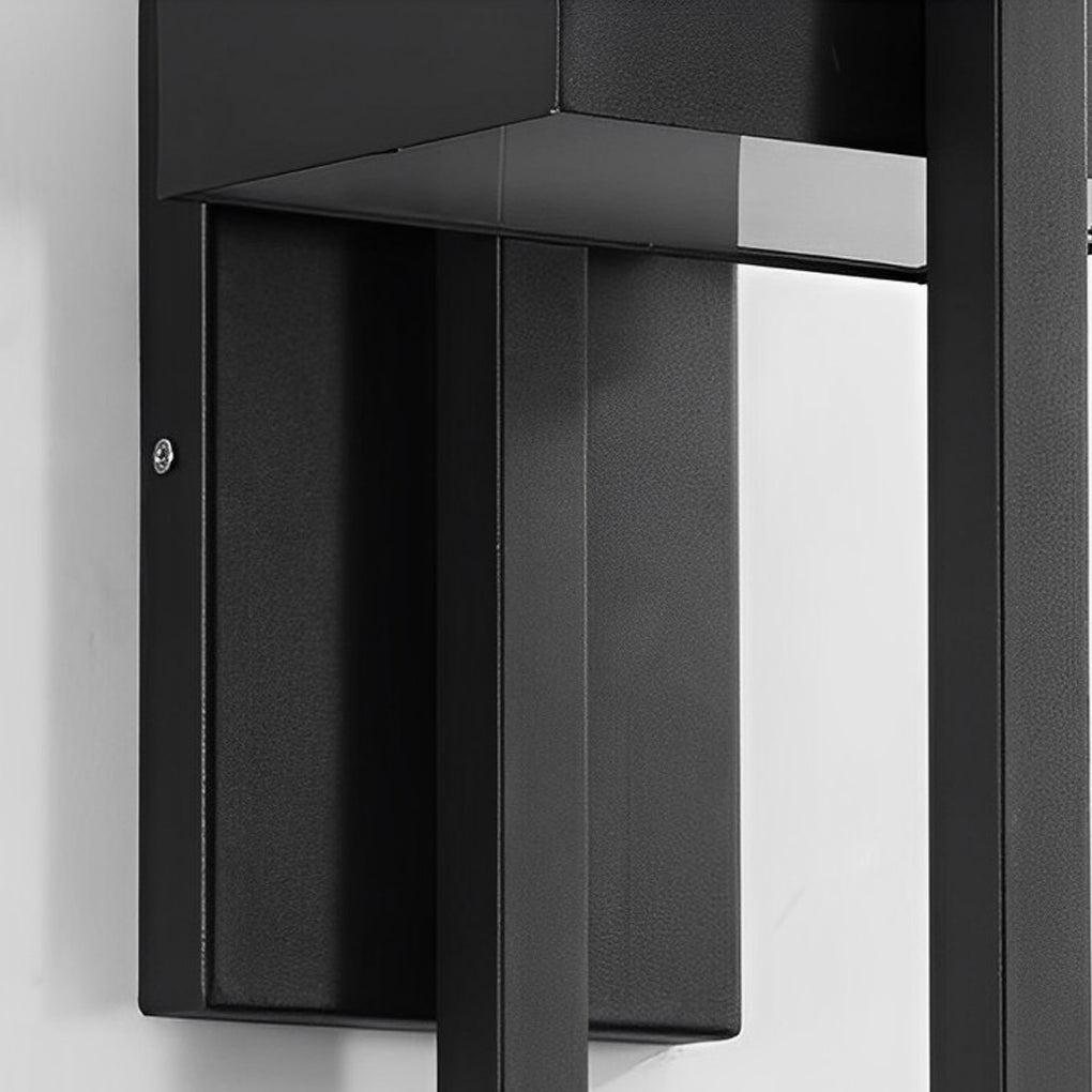 Utomhus Vägglampa Modern Svart LED Lampa