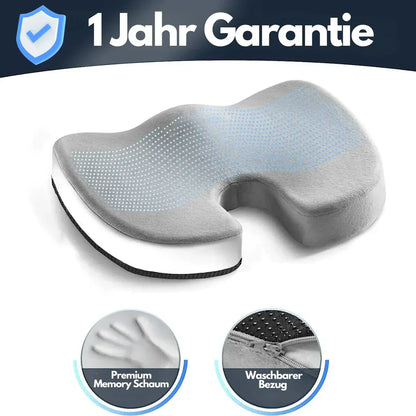 Ergonomisk 4D komfort sittkudde med ortopediskt stöd