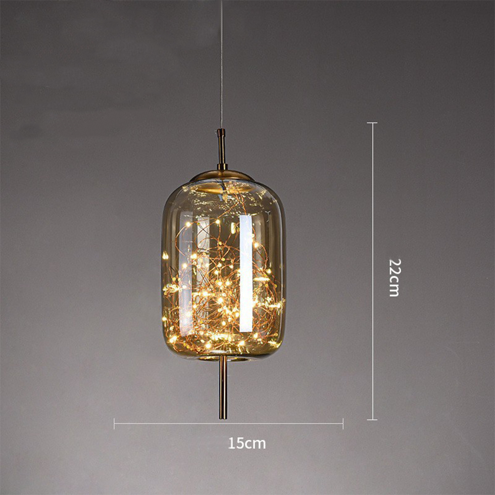 Kristallaccentuerad LED-taklampa – Kontemporär stil