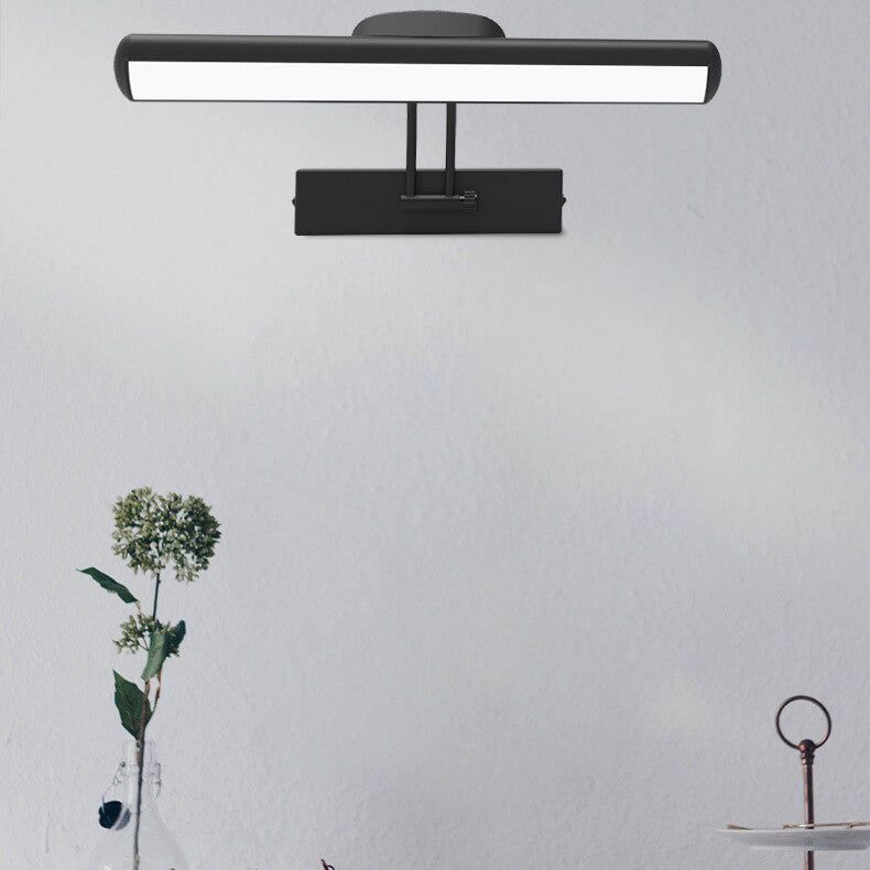 Minimalistisk justerbar LED-vägglampa i balkform för badrum