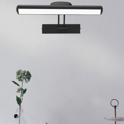 Minimalistisk justerbar LED-vägglampa i balkform för badrum