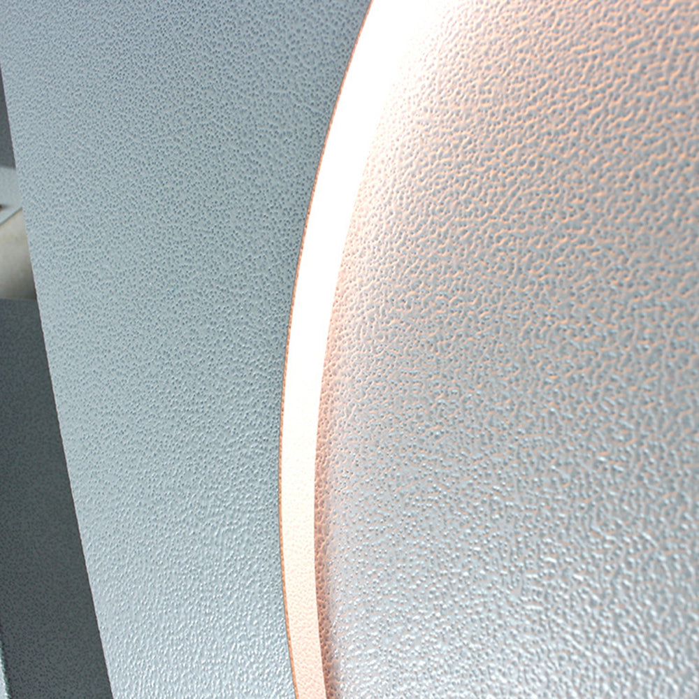 Elif - Modern LED Vägglampa Fyrkant Måne Inomhus, Vit, Metall