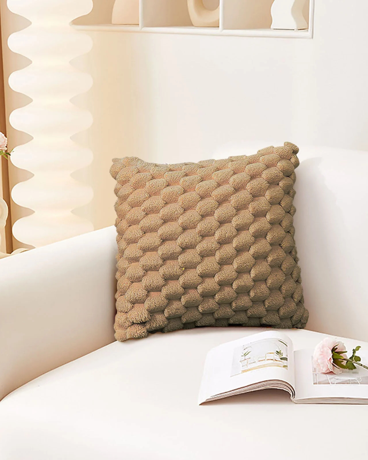 Carvallo – Lyxig Dekorativ Kudde med Lummig Textur för en Raffinerad Interiör