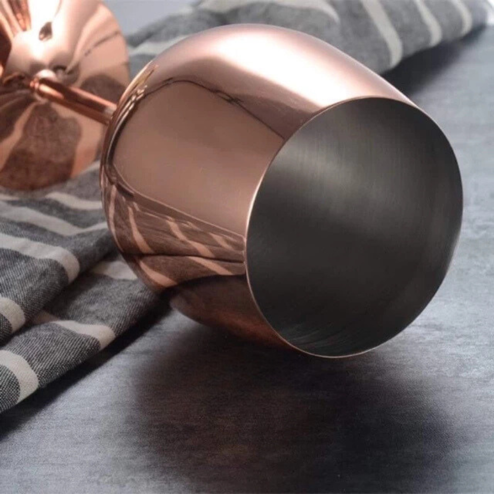 Glasstopp för champagne, rostfritt stål