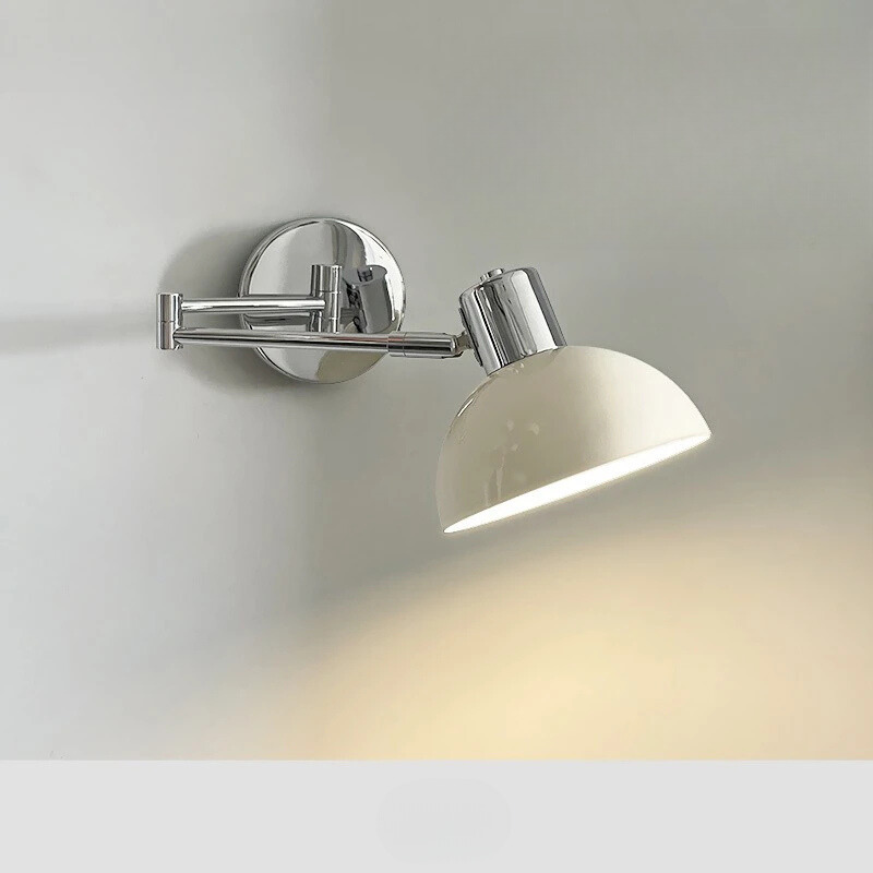 Teleskoplampa - Teleskopisk Arm Sänglampa Læselys Vintage Punk Stil