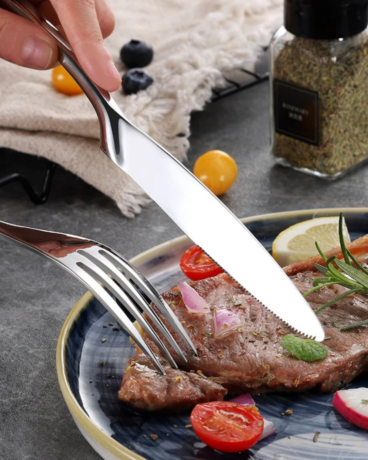 Élan Luxe – Fint Bestickeset med Tidlös Elegans för en Stilig Dukning