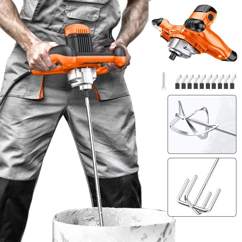 1400W Elektrisk Betongcementblandare