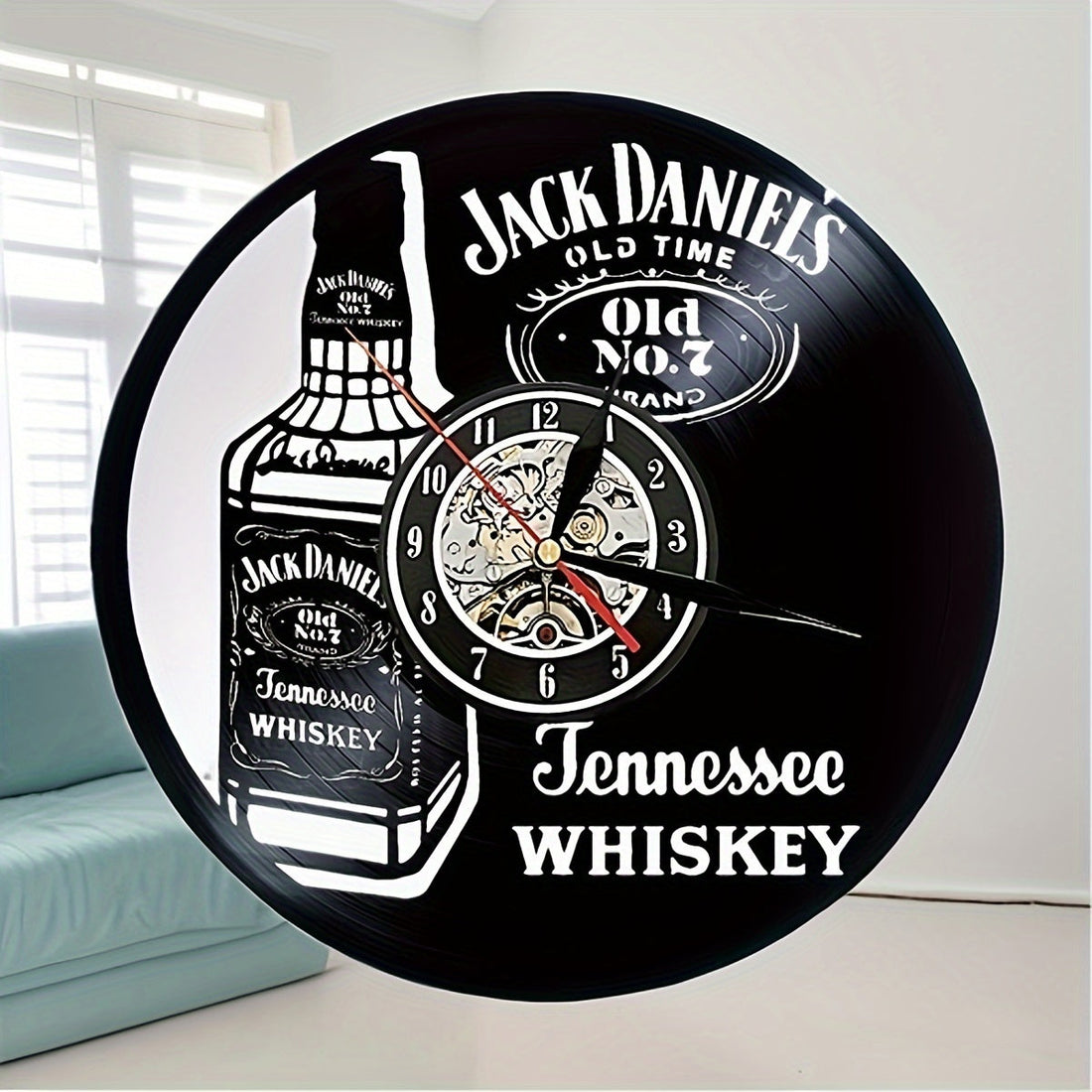 Vinylskivor Väckarklocka - Whisky Tema, Stil, För Vardagsrum och Kontorsinredning