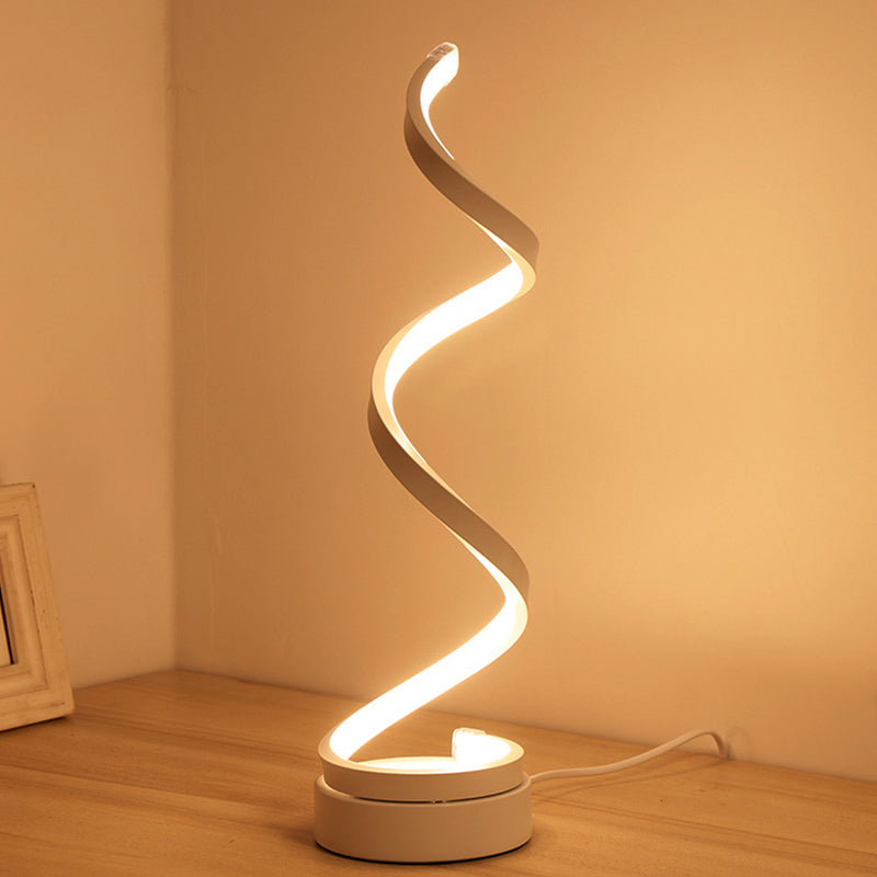 GloBulb - Modern bordslampa med LED-spiraldesign