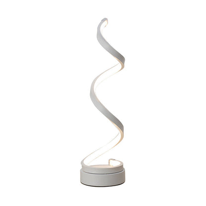 SpiraLicht - Modern Bordslampa med LED-Spiraldesign