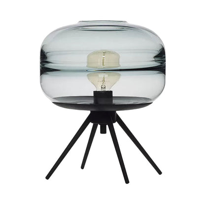 GlassLuxe – Modern fyrbent bordslampa med stilren design
