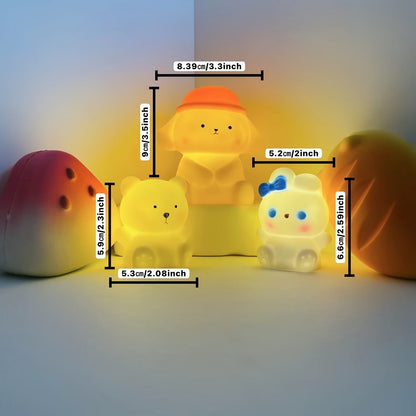 PuppyGlow - Charmig Valpnattlampa med Mjuk Glöd