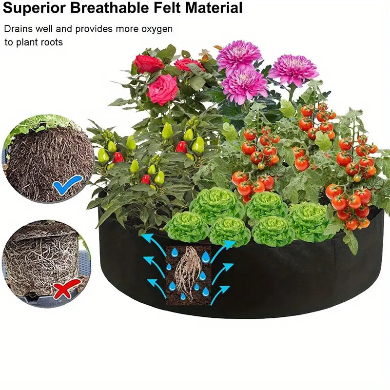 Rinder växttillväxtpåse – trädgårdskärl för enkel växttillväxt