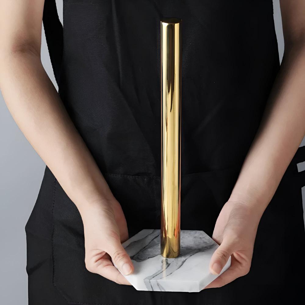 Marmor Bas Pappershanddukshållare