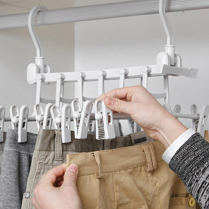 Carvallo - Fällbar klädhängare och byxhängare