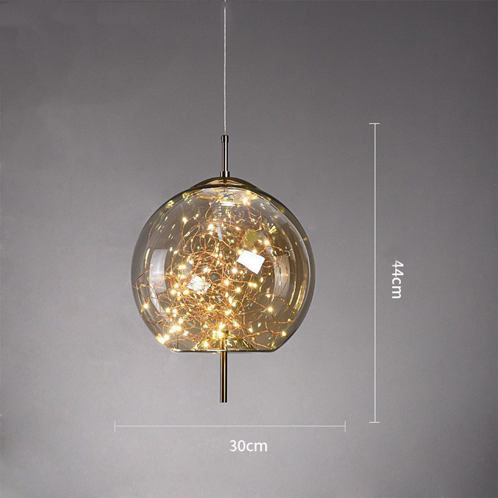 Kristallaccentuerad LED-taklampa – Kontemporär stil