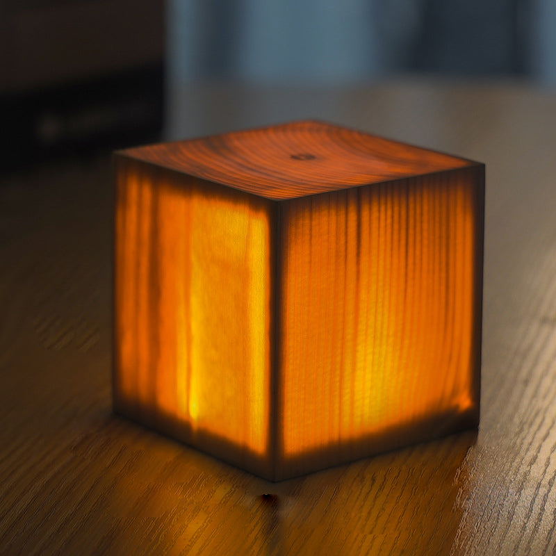 Houthart - Trådlampa med Ackumulator och Touch Control