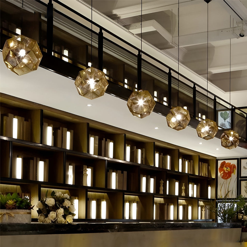 ModernSphere - Postmodern Geometrisk Rund Taklampa Chandelier