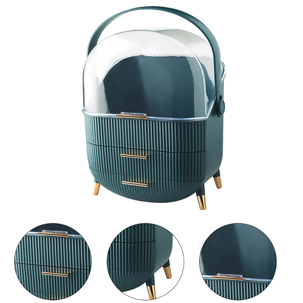 Makeup Storage Organizer med lådor - Kosmetisk bordsskåp