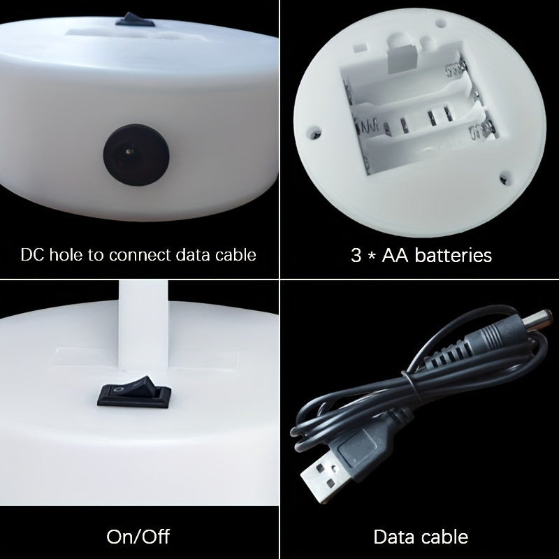 NeonLiefde - LED Neon Bordslampa för Sovrum och Festdekoration