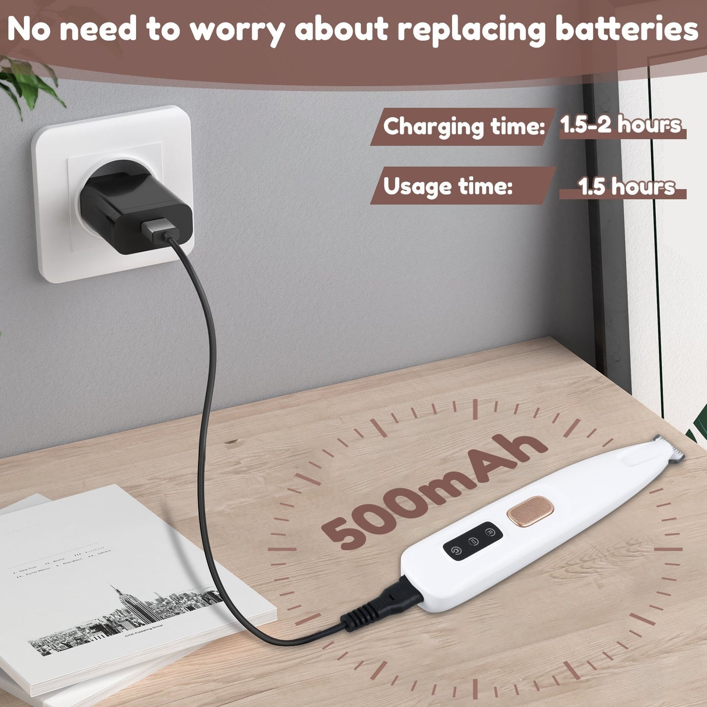 Carvallo | PawPerfect - LED Husdjurshårklippare Pro