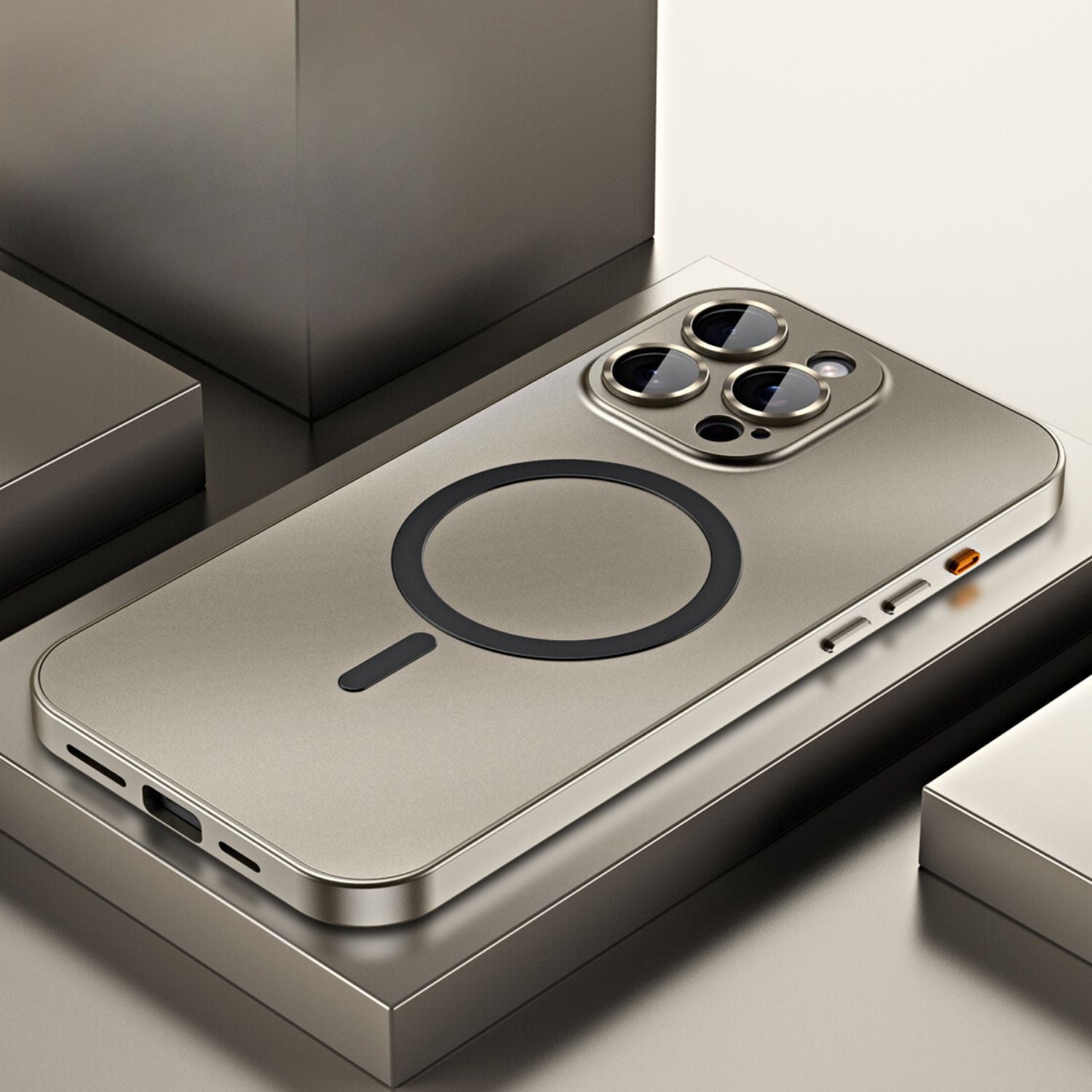 Magnetiskt Metallfodral | Elegant Skydd för iPhone