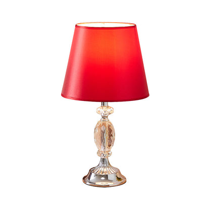 EleganceBeam - Design bordslampa med konform och facetterade glaskuber
