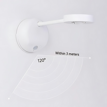 Trådlös LED-spot med rörelse sensor