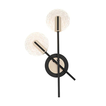 Valentina Modern LED Vägglampa - Inomhusbruk - Svart/Vit - Sov-/Vardagsrum