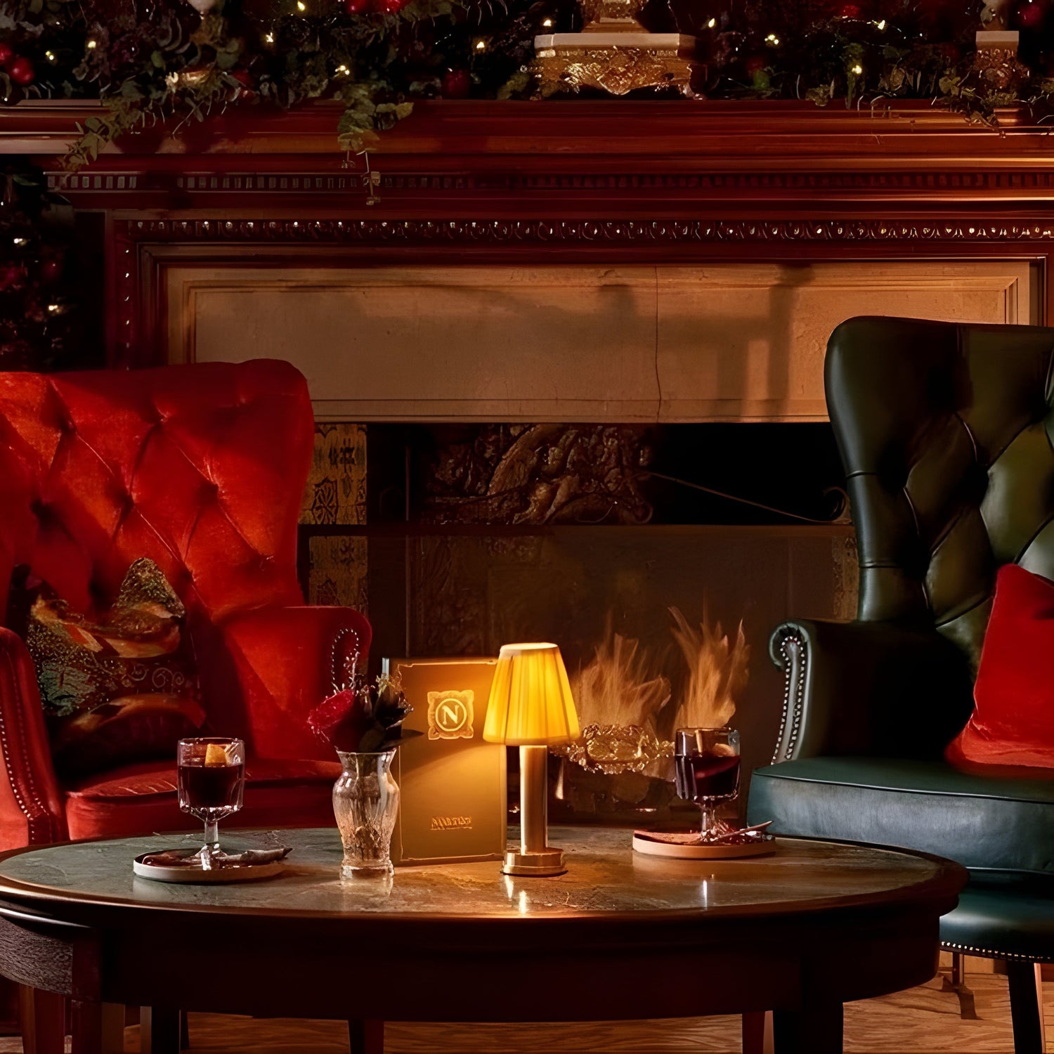 GlowNest Lampa – Trådlös USB-Bord-LED-Lampa