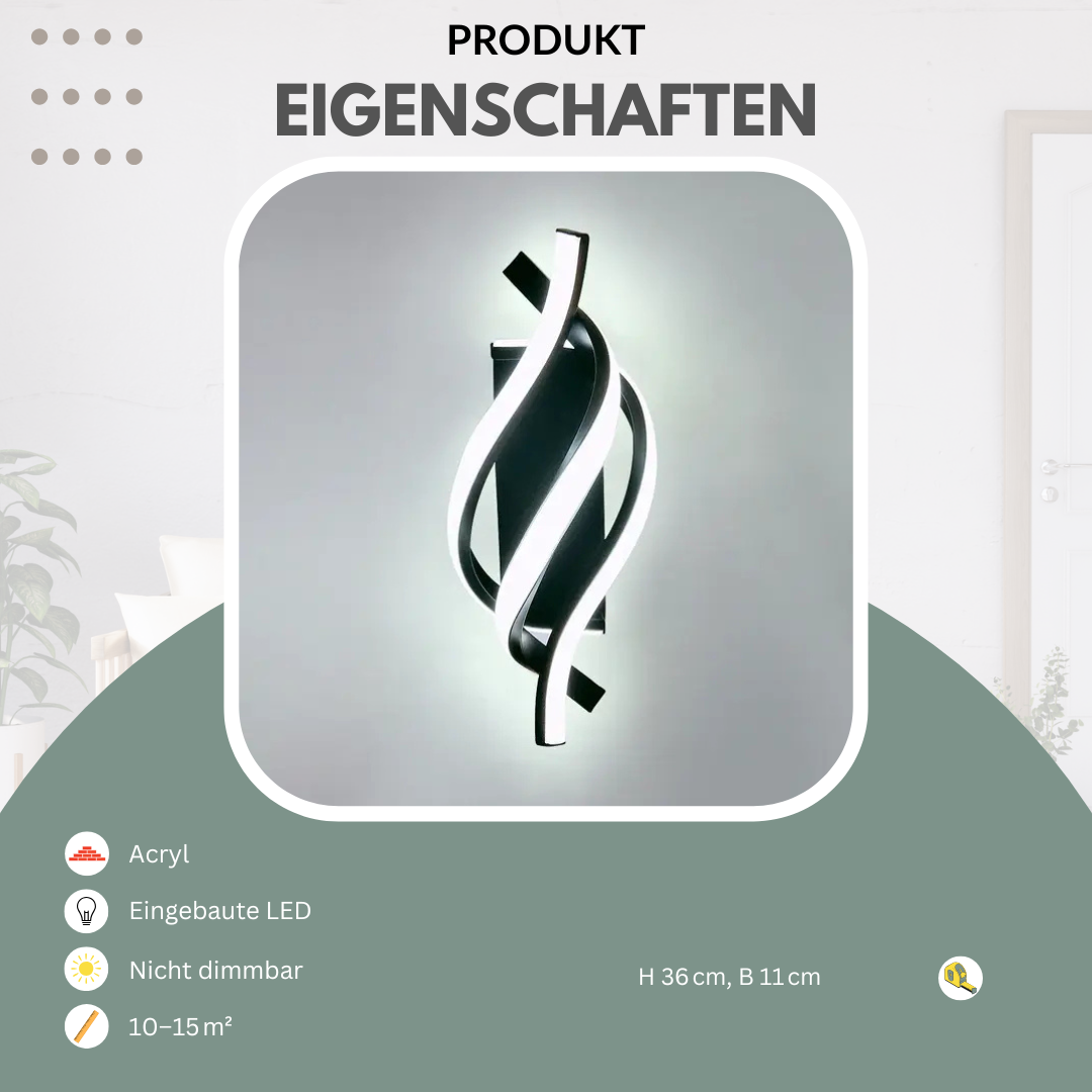 Carvallo Modern vägglampa | Ljus uppåt &amp; nedåt | Trådlös &amp; Elegant | LED Aluminium